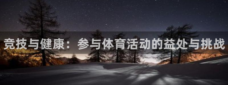 一竞技官方正版app集团简介：竞技与健康：参与体育活动的益处